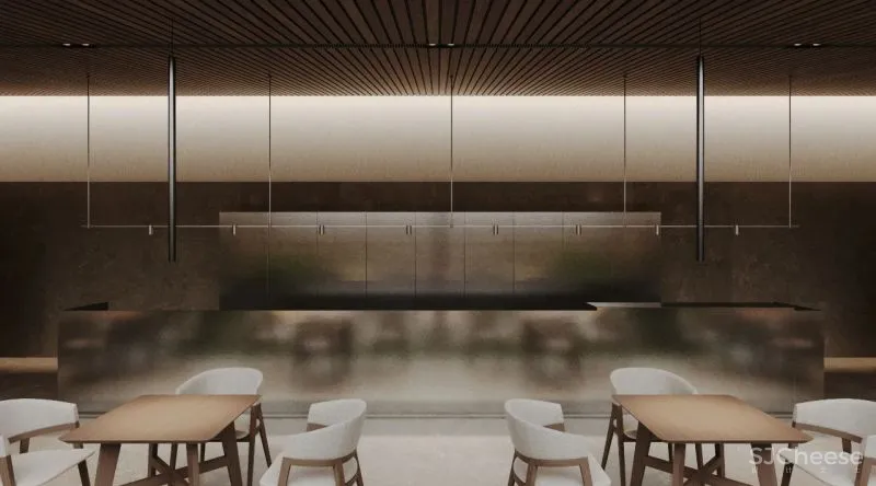 Nikita Riasov新作|体验材质的生活餐馆