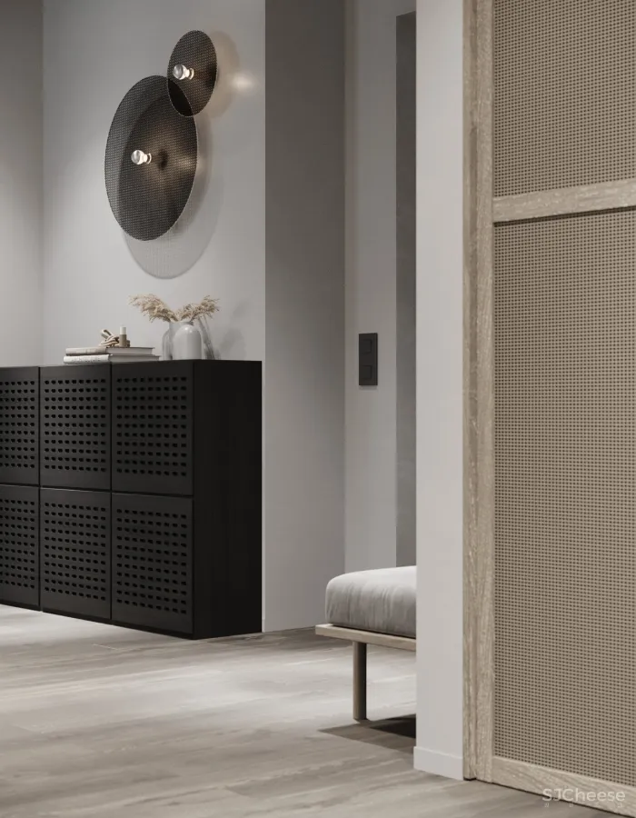 72㎡ 二室一厅二卫,精致的简约设计超有格调!