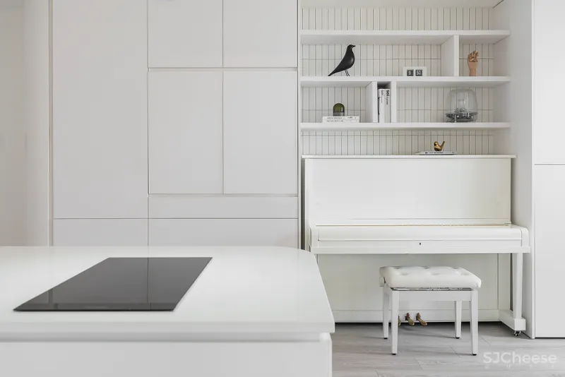 原木与白色的搭配，擦出不一样的小清新火花!