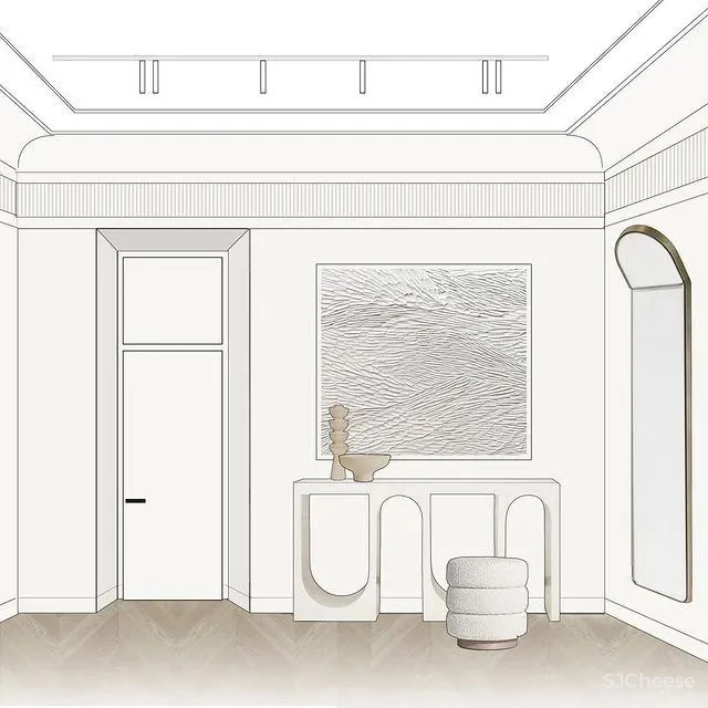 65㎡禁欲主义单身公寓,优雅与克制的协调!