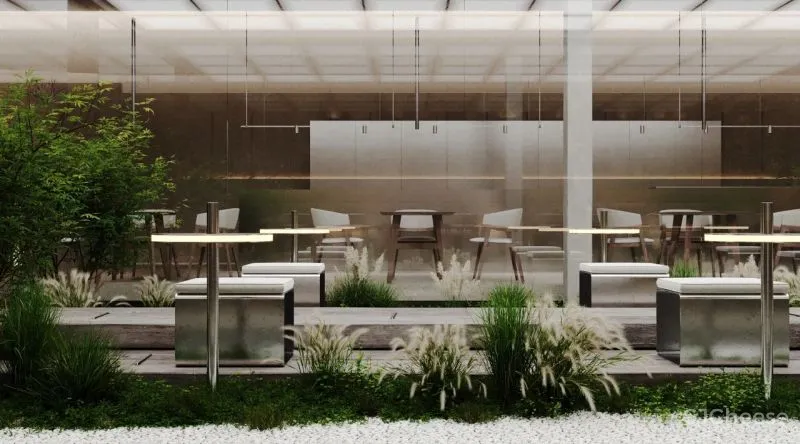 Nikita Riasov新作|体验材质的生活餐馆