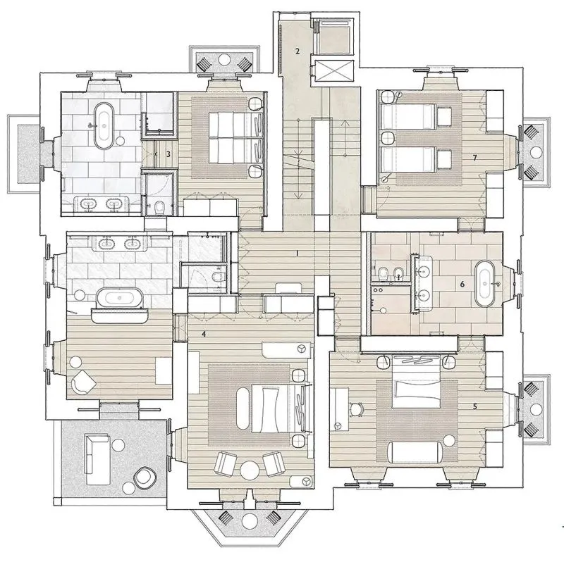 月租金100多万的豪宅长啥样?1231㎡,景色绝了!