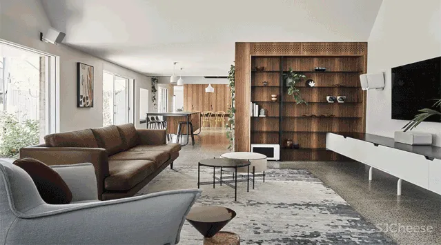 两层乡下房,水磨石地板美观又实用