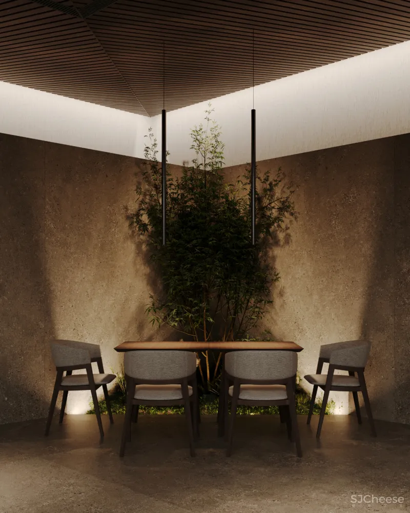 Nikita Riasov新作|体验材质的生活餐馆