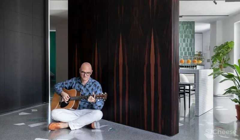 设计师的家,隔而不断的墙面让空间更灵巧!