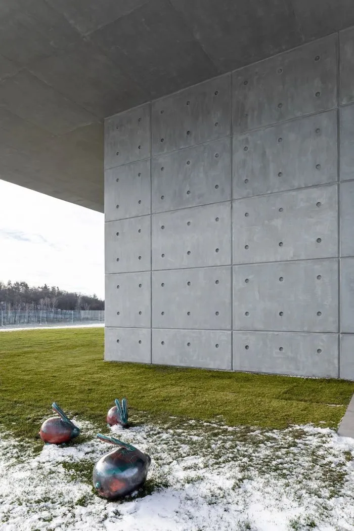 致敬安藤忠雄!5000㎡极简豪宅,用3万吨土“垫高“5米,只为看个风景?