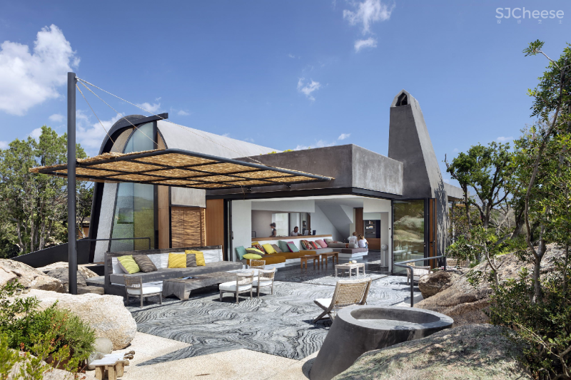 750㎡乡野别墅,与自然融为一体的设计典范