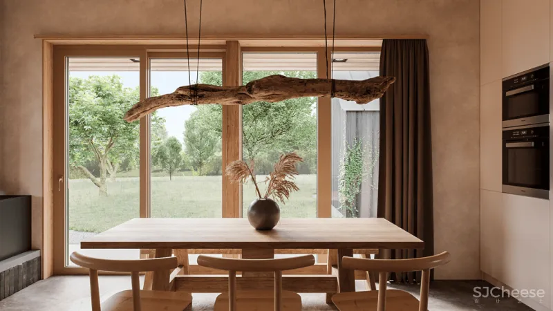 90㎡原木风设计,每一块木头都有它的脾气!