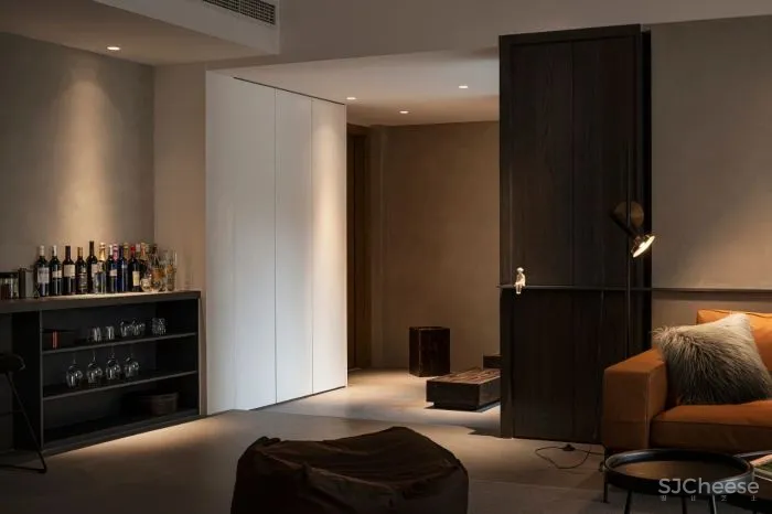 159㎡二居室,留白的空间实用又有格调