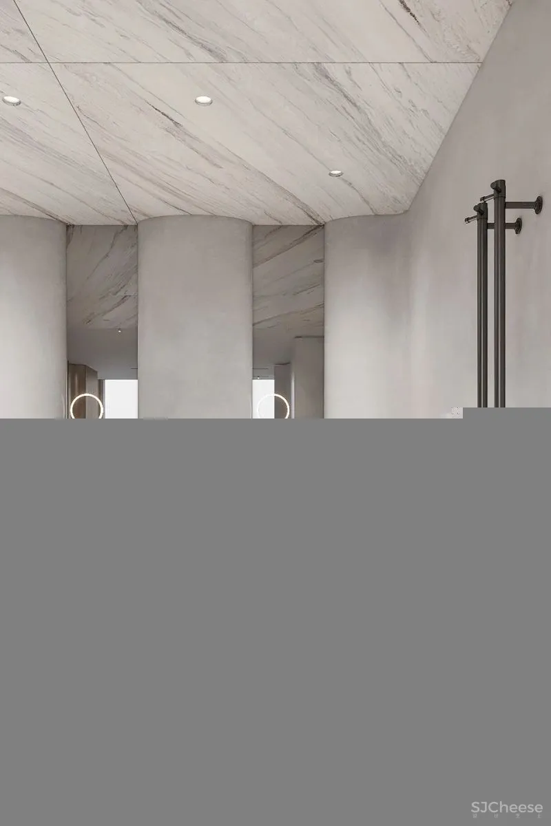 157㎡ 高颜值的男性空间,客厅太抢眼了!