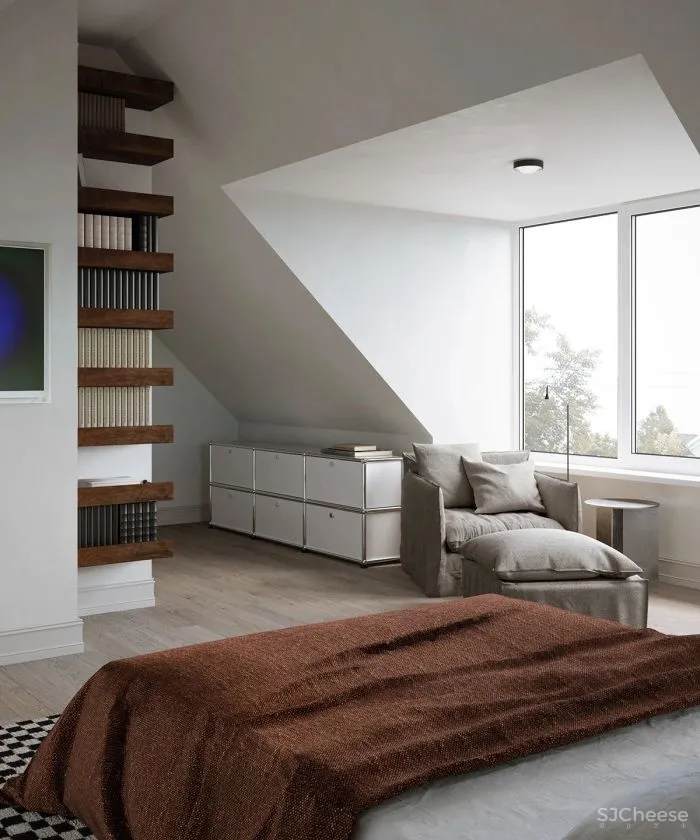 复古风顶层复式,每处设计都是韵味!