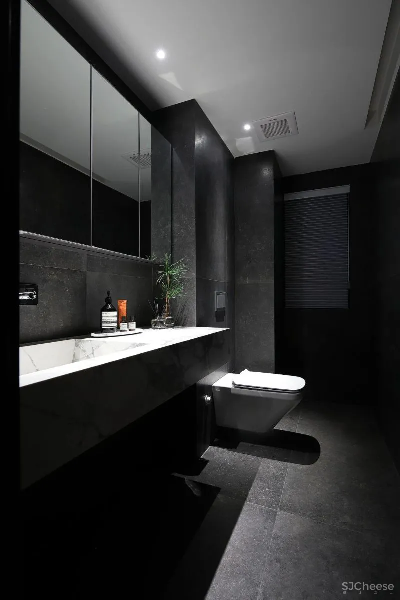 优雅从容的146㎡,五十度黑灰打造极致气质!