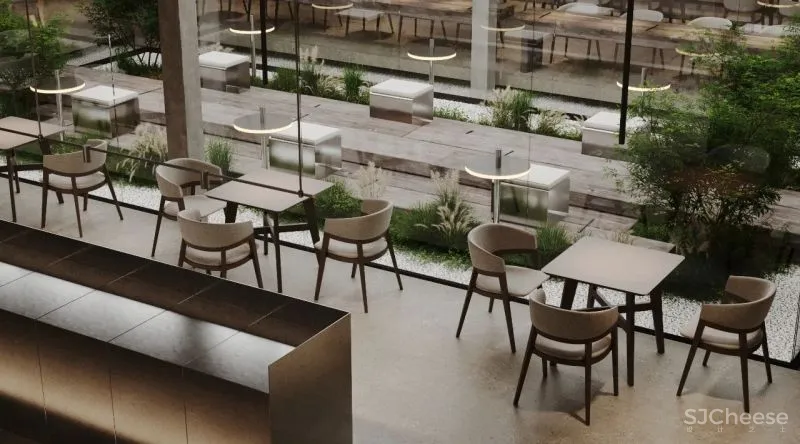 Nikita Riasov新作|体验材质的生活餐馆