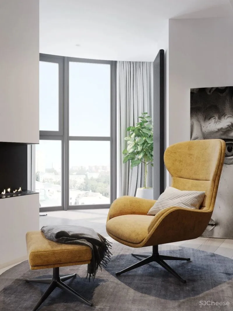 177㎡纯灰大宅,纯粹舒适的设计感之家