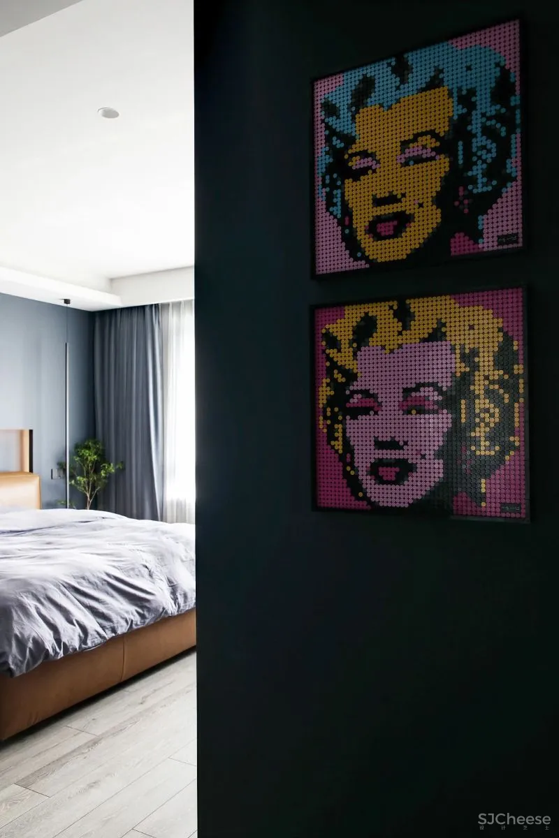 优雅从容的146㎡,五十度黑灰打造极致气质!