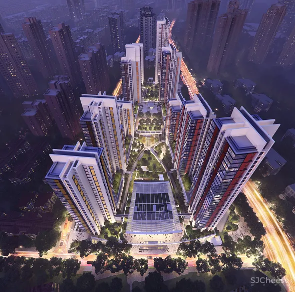 LSD葛亚曦-澳洲Stack 上海内环内「万科·中興路一號」skyline天际样板间