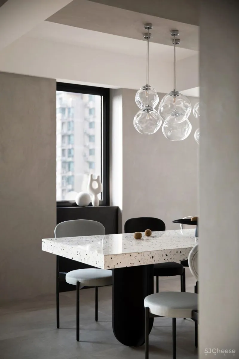 微水泥 木饰面,纯粹自然的侘寂格调 菲拉设计