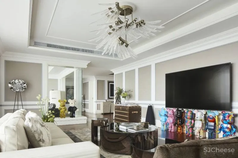 一半空间、一半艺术,这个360m²充满复古腔调