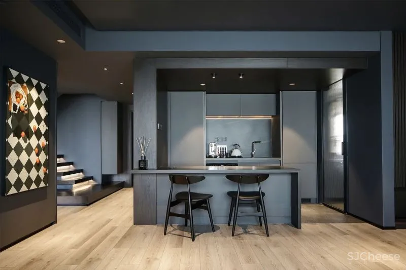 优雅从容的146㎡,五十度黑灰打造极致气质!