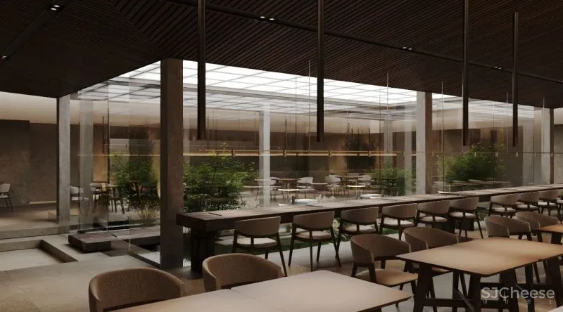 Nikita Riasov新作|体验材质的生活餐馆