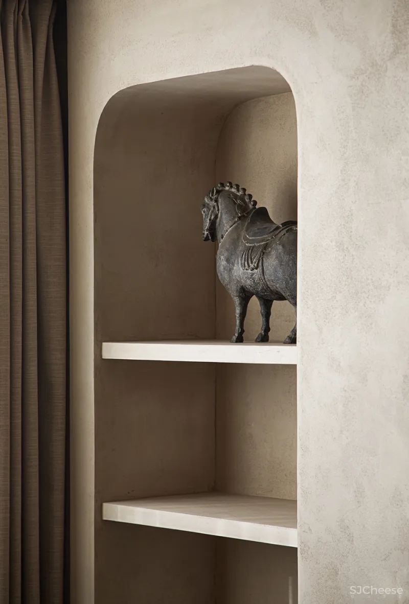 185㎡ 极简私宅,诧寂风 · 寻味生活本真!