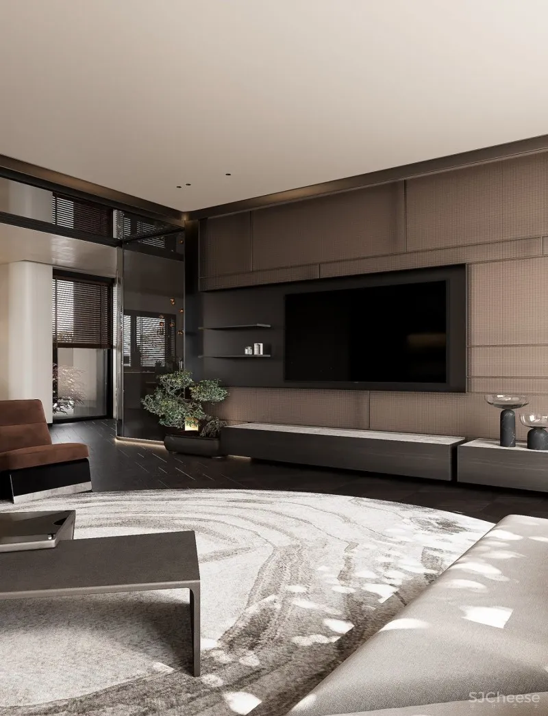 自然色彩的完美融合，优雅舒适的居住空间！