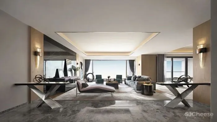 AN AURA设计|「出界 X 入格 」城市中心环幕公寓