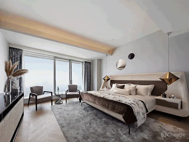 AN AURA设计|「出界 X 入格 」城市中心环幕公寓