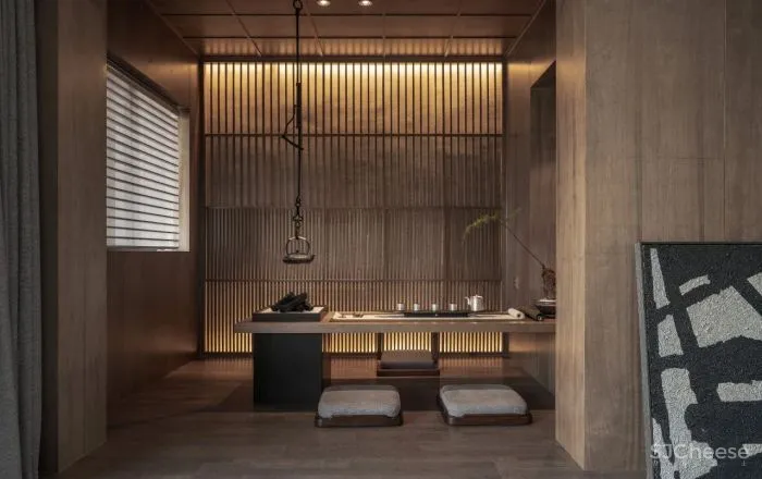 奥迅设计 · 奥妙陈设:荷塘月色 肇庆方直亚汀公馆样板间 A户型