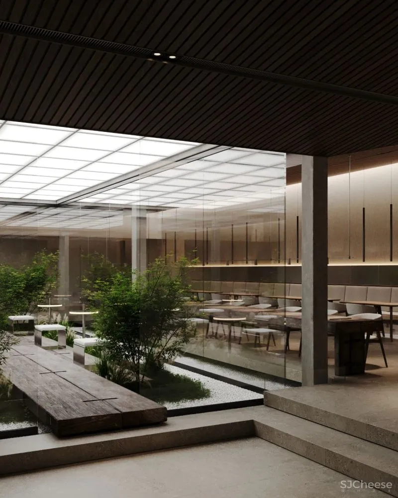 Nikita Riasov新作|体验材质的生活餐馆