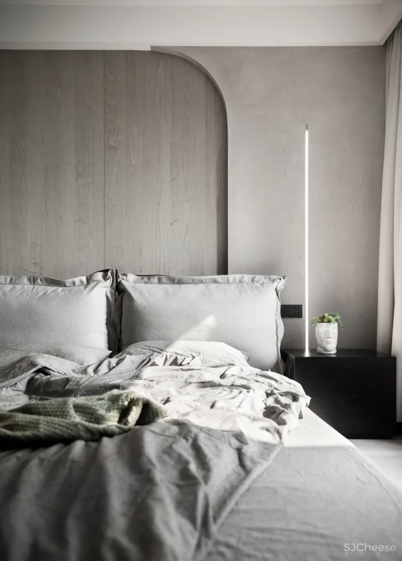 微水泥 木饰面,纯粹自然的侘寂格调 菲拉设计