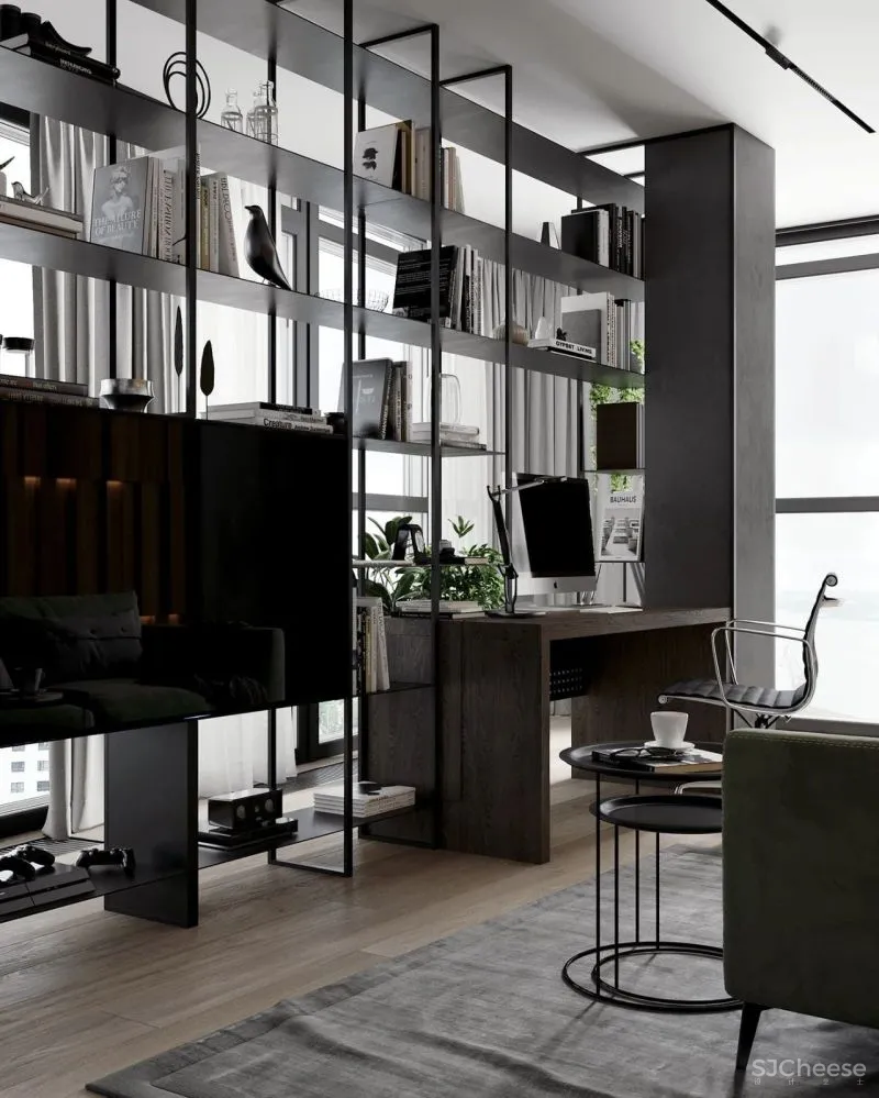 177㎡纯灰大宅,纯粹舒适的设计感之家