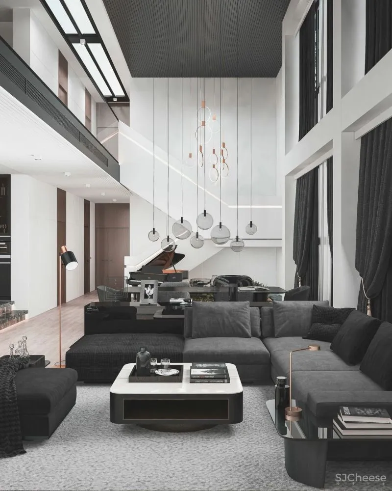 180㎡现代都市公寓,年轻人的最爱