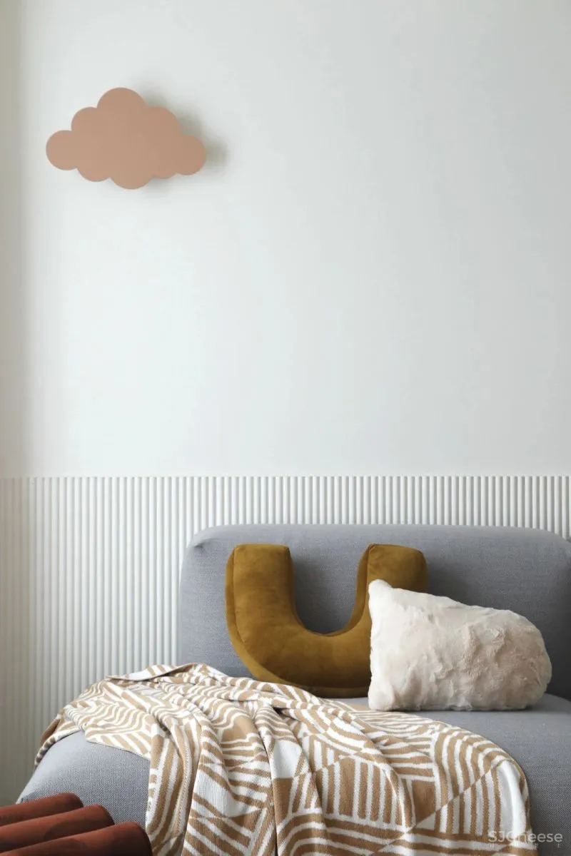 奶油白、仙橘粉、弧形窗……少女与猫的80㎡仙气小两居,美得过分了!