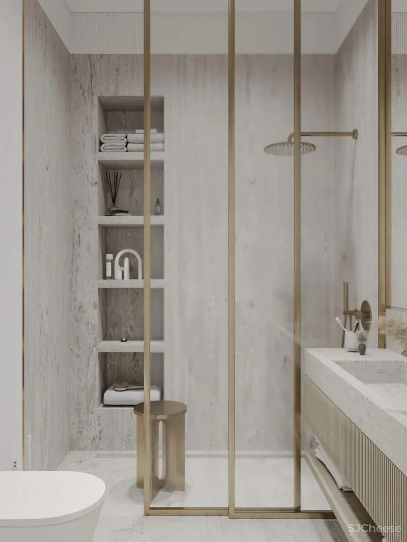 65㎡禁欲主义单身公寓,优雅与克制的协调!