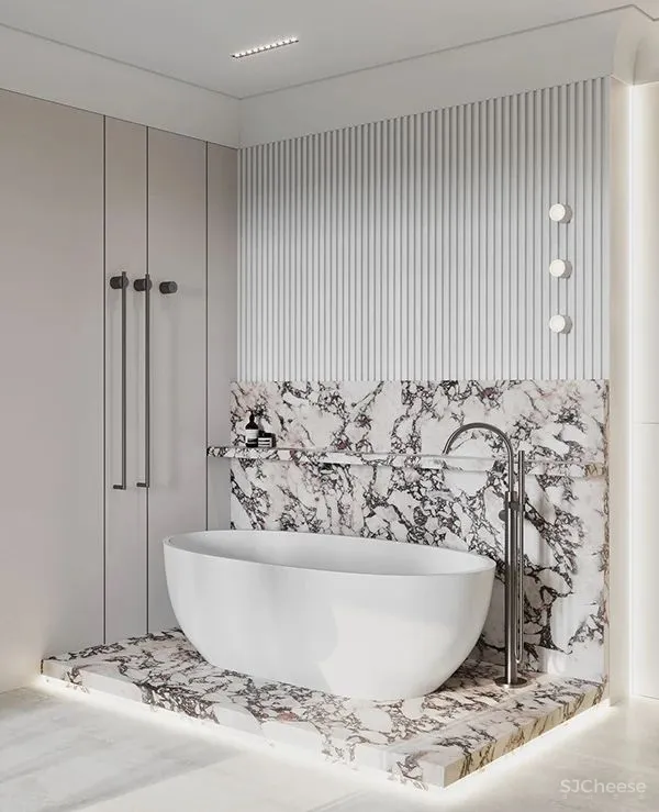 一室一厅奢华公寓,精致的简约设计更有格调!