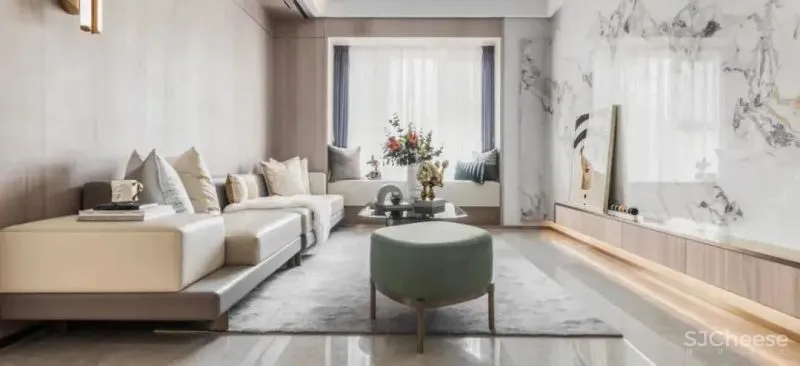 自然色彩的完美融合，优雅舒适的居住空间！