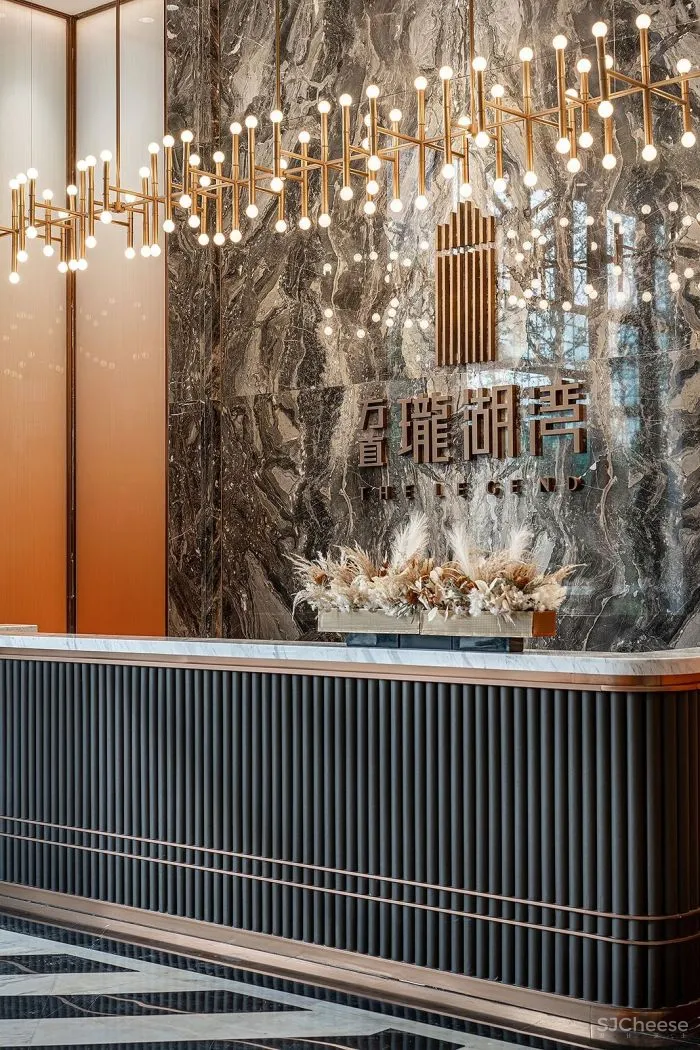 奥迅设计 艺术与场景共舞 佛山方直珑湖湾售楼部