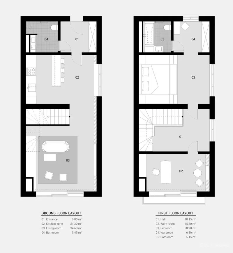 135㎡极简私宅,简单生活不简单的设计!