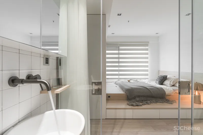 原木与白色的搭配，擦出不一样的小清新火花!