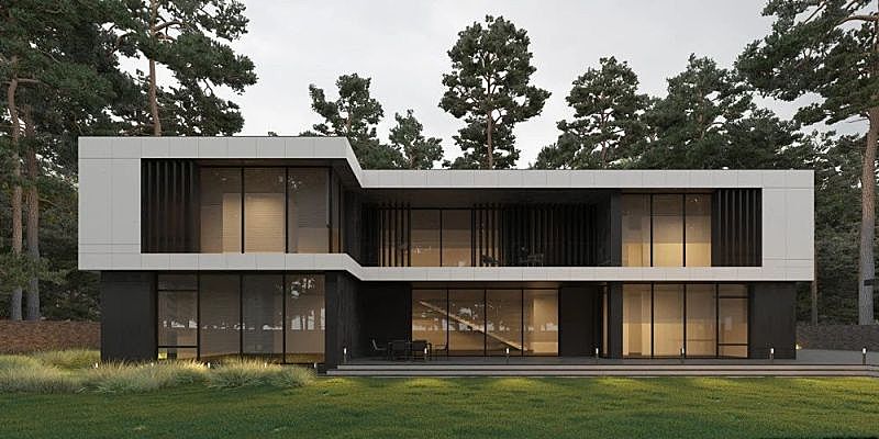 Igor Sirotov莫斯科的乡村别墅项目