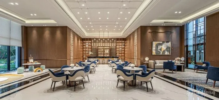 奥迅设计 艺术与场景共舞 佛山方直珑湖湾售楼部