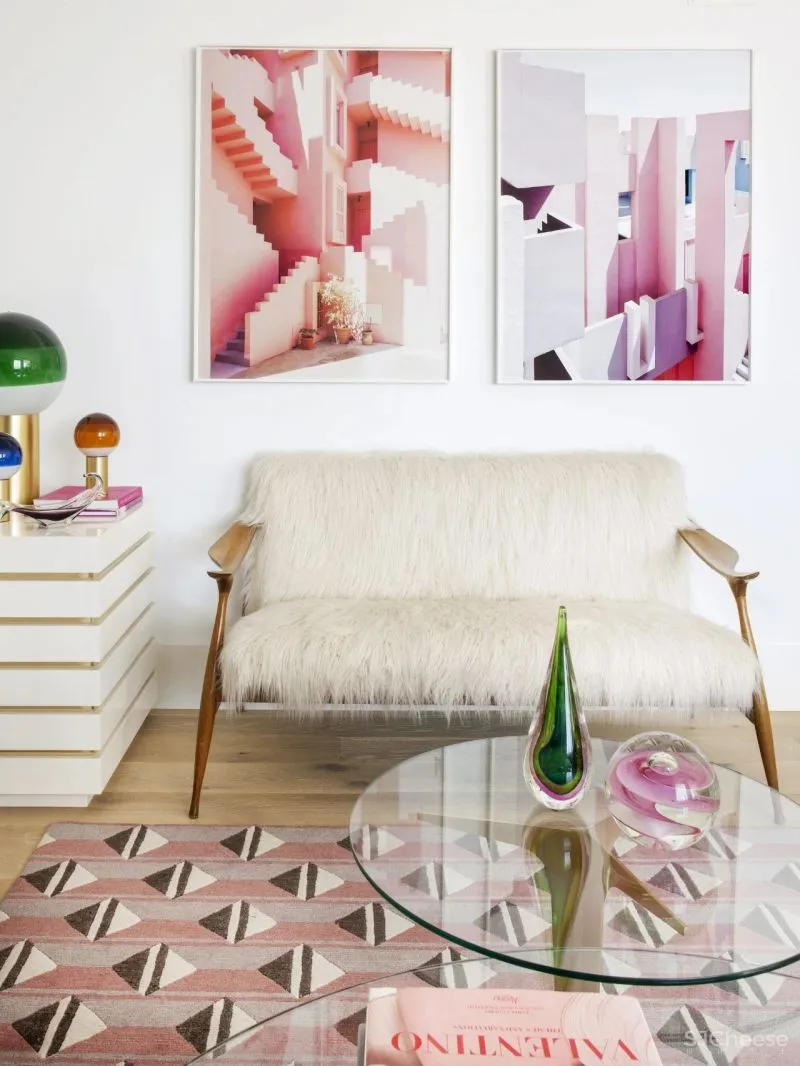 梦幻的复古未来公寓,女设计师大胆玩“色”!