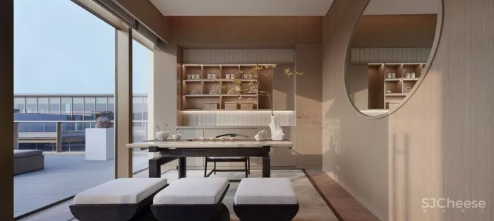 木质 肌理漆,描绘生活与办公的本真 观致设计