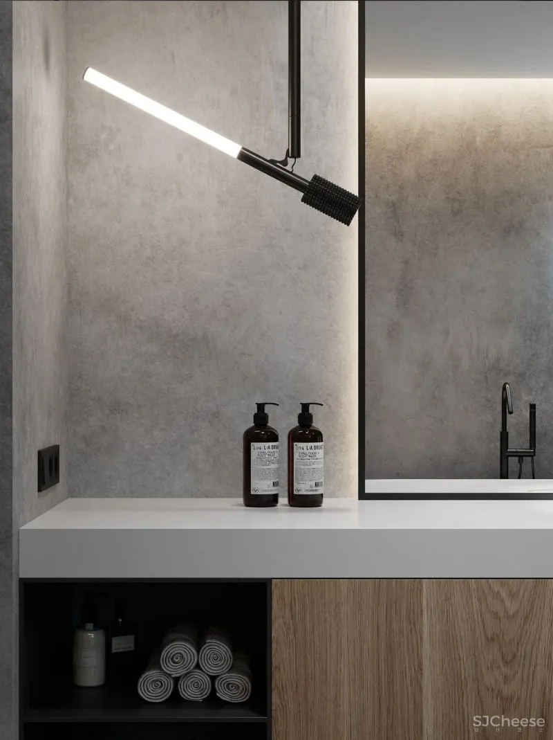 177㎡纯灰大宅,纯粹舒适的设计感之家