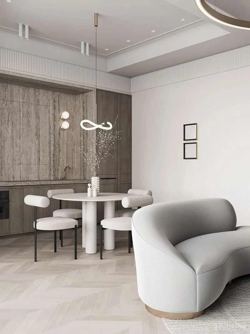 65㎡禁欲主义单身公寓,优雅与克制的协调!