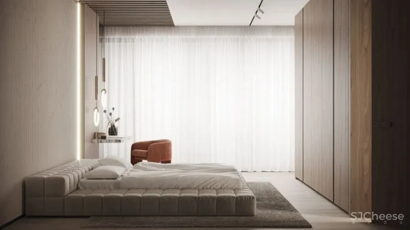 170㎡极简宁静,城市魅力