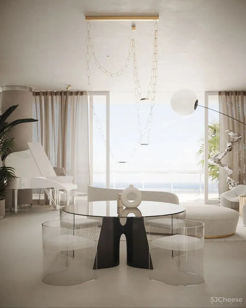 170㎡极简宁静,城市魅力