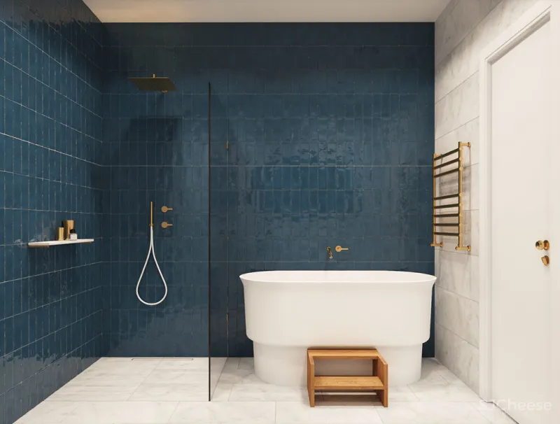 一座60平米的度假风公寓,却大胆采用了高饱和度的印度风?