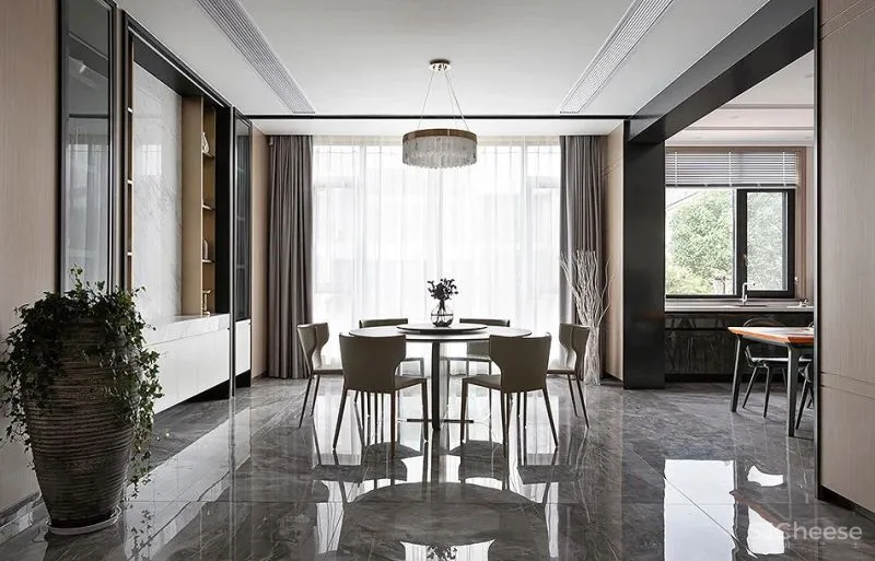 尚层设计:750㎡杭州别墅,人文山水的居住逸境